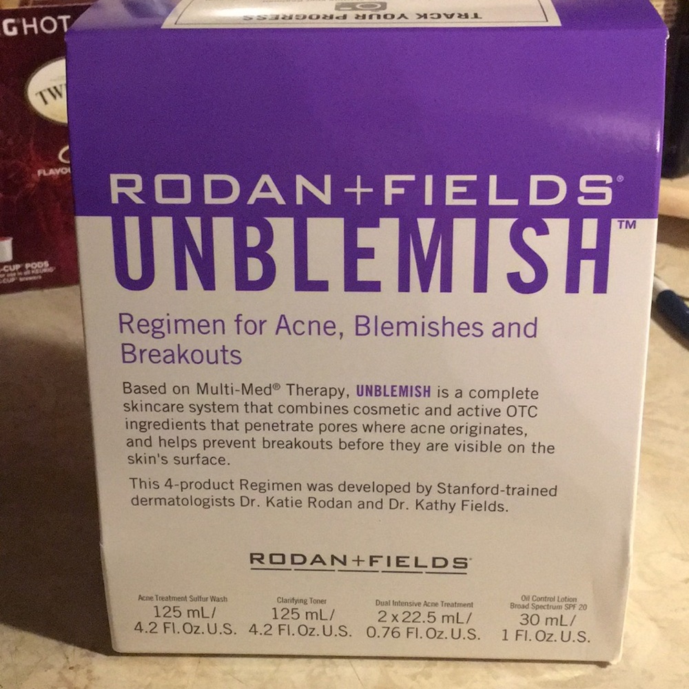 Rodan & Fields unblemish regimen